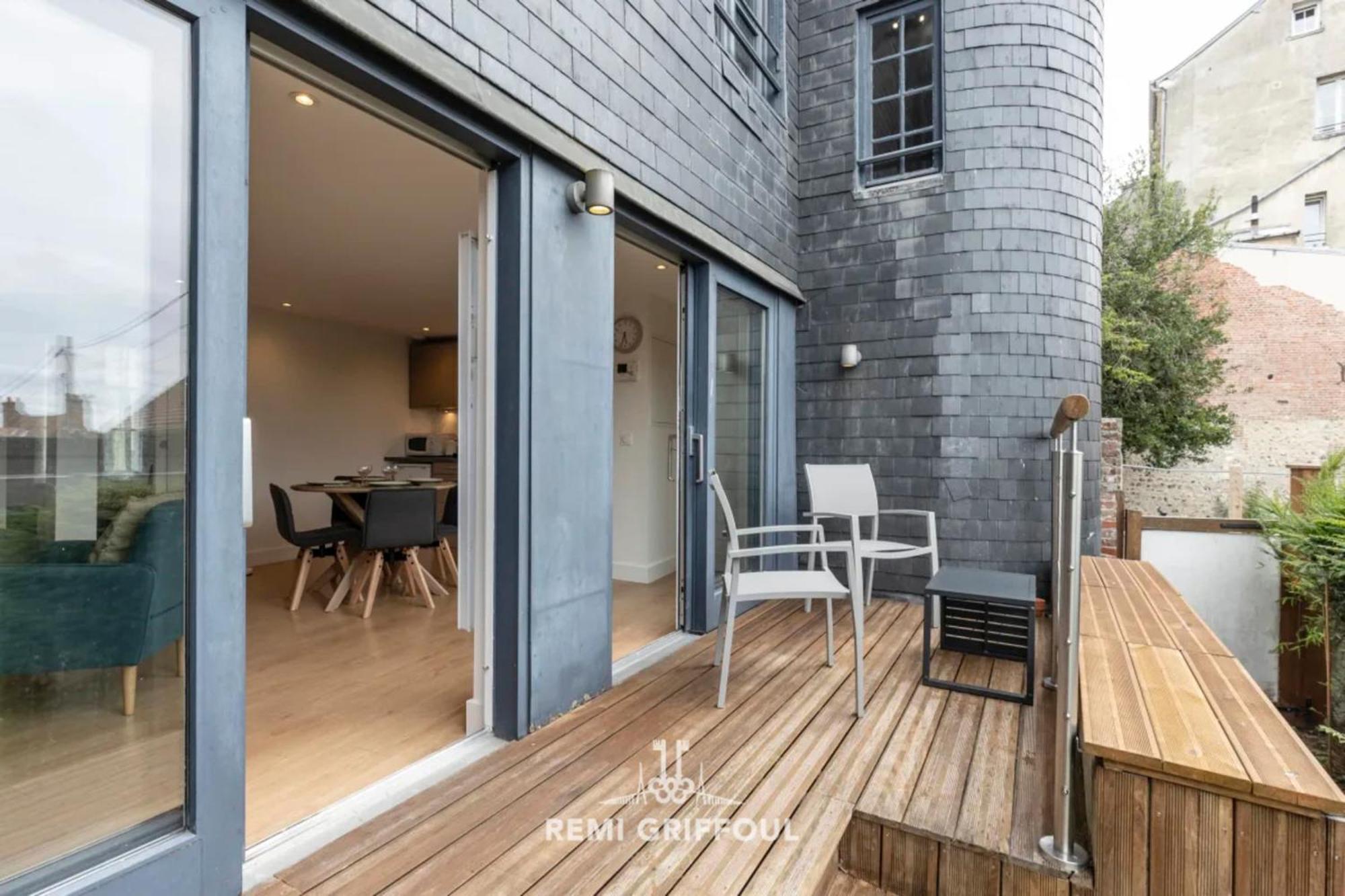 The Duplex Varin Beautiful Apartment & Garden Honfleur 4 People المظهر الخارجي الصورة